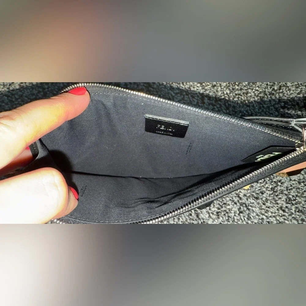 NWOT Fendi black studded wristlet with dust bag - Picture 5 of 5